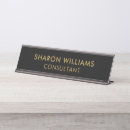 Search for black and gold name plates Corporate