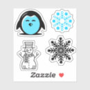Search for party penguin stickers Black and white