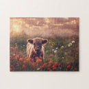 Recherche de vaches des montagnes puzzles Amusant