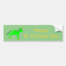 Search for green and gold bumper stickers Irish