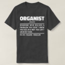 Recherche de organist tshirts Musicien