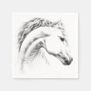Recherche de portrait serviettes Cheval