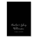 Search for black place cards Simple