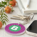 Search for dotty round keychains Spotty