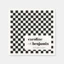 Search for black and white checkered paper plates Unique