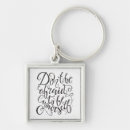 Search for afraid keychains Don't be afraid