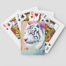 Recherche de tigres blancs jeux de cartes Faune