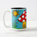 Search for cute mushroom mugs Colourful