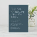 Search for dark teal wedding invitations Contemporary