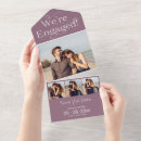 Search for purple engagement party invitations Elegant