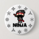 Search for ninjas buttons Martial arts