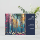 Search for rainbow tree invitations Colourful
