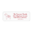 Search for horses return address labels Rustic