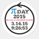 Recherche de nombre pi autocollants Maths