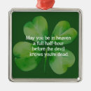 Search for irish blessing ornaments St patricks day