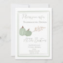 Search for formal thanksgiving invitations Classy