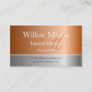 Search for copper foil business cards Professional