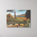 Search for seine canvas prints Sunset