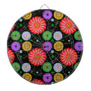 Search for retro dartboards Colourful flowers
