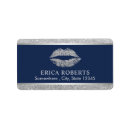 Search for navy blue return address labels Glitter
