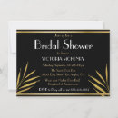 Search for flapper bridal shower invitations Gold
