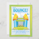 Search for boy castle birthday invitations Bouncy