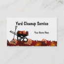 Search for raking leaves business cards Leaf