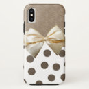 Search for polka dot bow iphone cases White