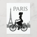 Search for bicycle postcards Eiffel tower