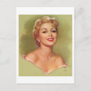 Search for vintage woman portrait postcards Blonde