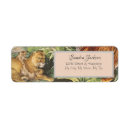 Search for tiger return address labels Big cats