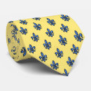 Recherche de lis jaune cravates Fleur de lis