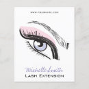 Search for eyelash extensions flyers Mascara