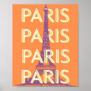 Search for retro travel posters Paris