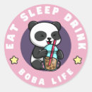 Search for drinking bear stickers Bubble tea