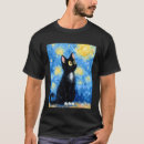 Search for starry night tshirts Cat lover