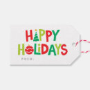 Search for happy holidays gift tags Tree