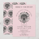 Recherche de abeille baby shower invitations Coeur