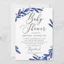 Search for winter greenery baby shower invitations Botanical