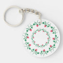 Search for pink rose flower keychains Floral