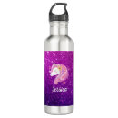Search for pink glitter water bottles Unicorn