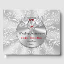 Search for 25th anniversary wedding guest books 25 years