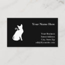 Recherche de silhouette de chat cartes visite Mignon
