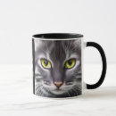 Search for pet portrait mugs Cat lover