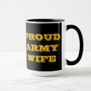 Search for proud wife mugs Military