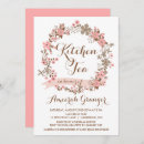 Search for kitchen tea invitations Pink