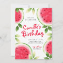 Recherche de watermelon anniversaire invitations Anniversaire de fille