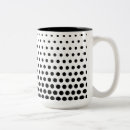 Recherche de pois noir et blanc tasses Points