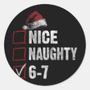 Search for naughty boy stickers Christmas tree