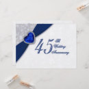 Search for 45th wedding anniversary invitations Sapphire